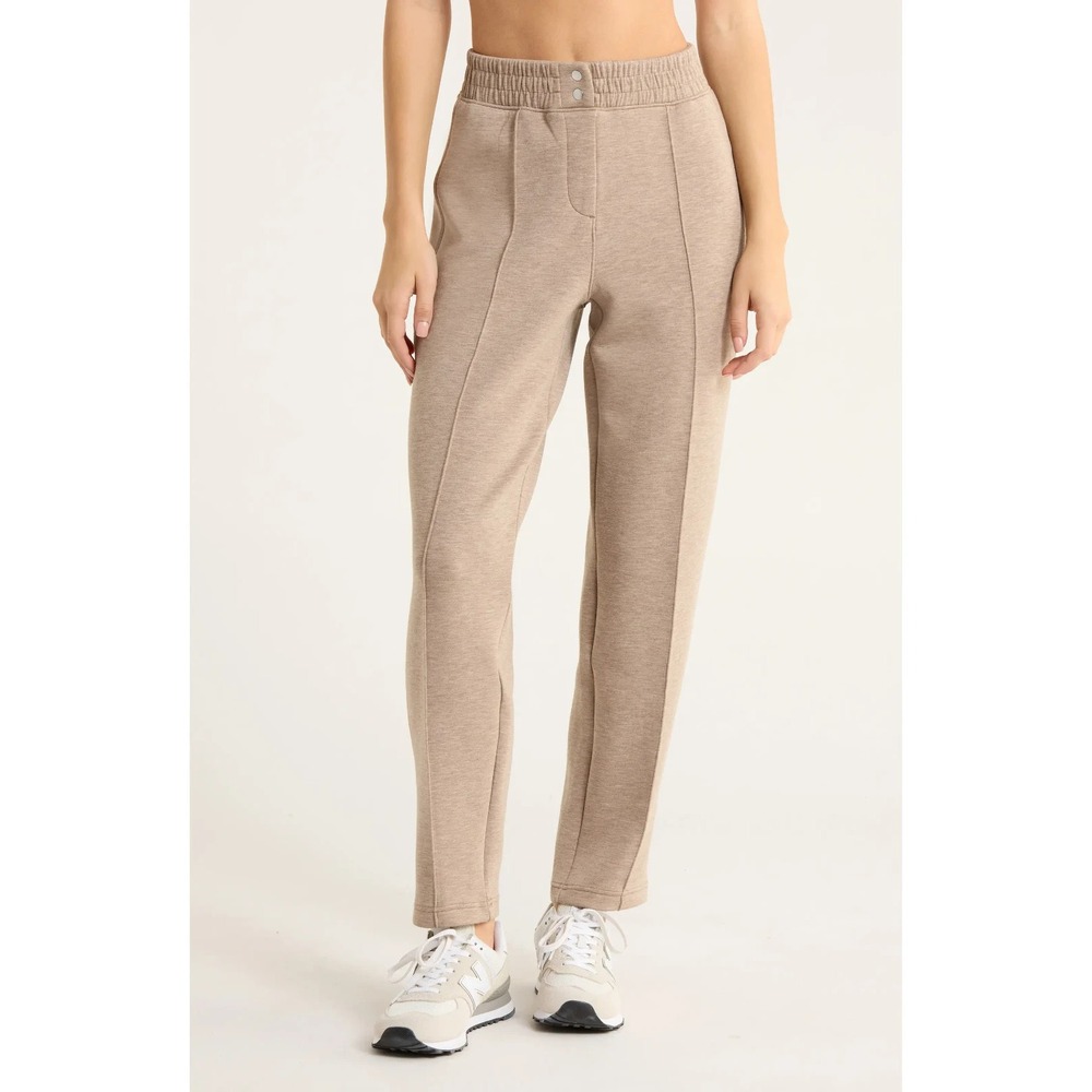 Spanx AirEssentials Slim Straight Pants NWT 2X Pull On Sweatpant Trousers Beige